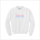 White - Young Diva Youth Heavy Blend Sweatshirt - Kids sweatshirt at TFC&H Co.